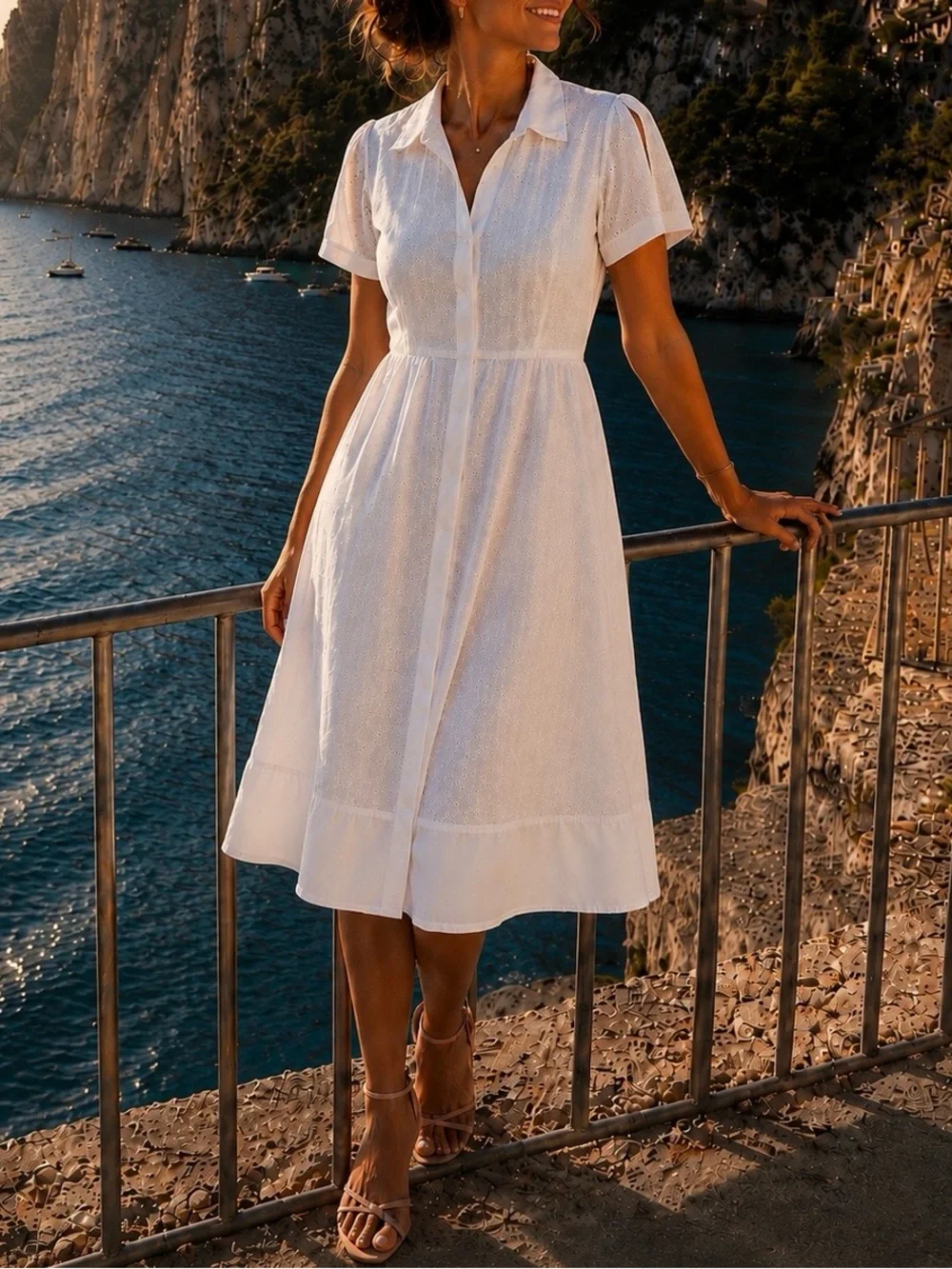 white eyelet dress zara Womens Off The Shoulder Cotton Size Medium This charming eyelet mini dress features a unique asymmetrical bow detail that sweeps gracefully across the front Zara white eyelet cutout tunic